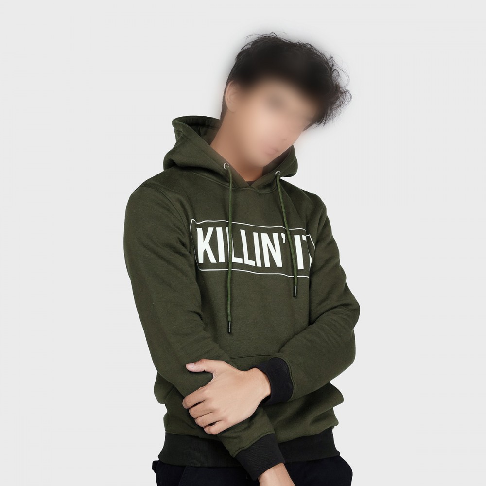 Graphic Fleece Hoodie