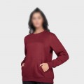 Fleece Sweatshirt with Pockets